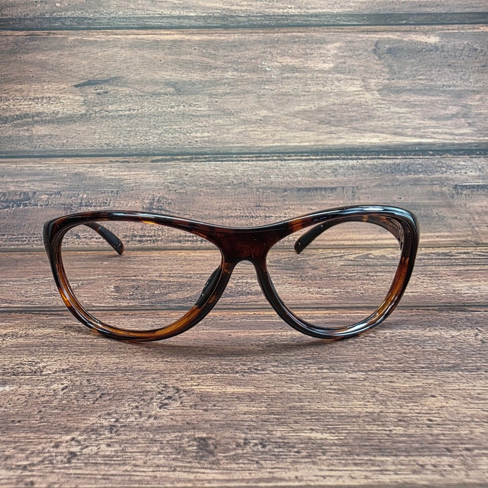 Bolle Coral 10926 GR Tortoise Shell Sport Wrap Eyeglass Frames France No Lenses